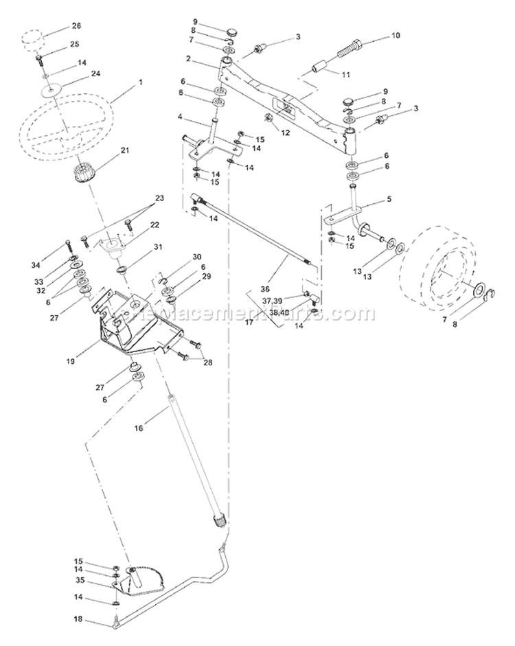 Page I Diagram and Parts List for 200 GTH  954001122VA -954001992 -1995-03 Husqvarna Lawn Tractor