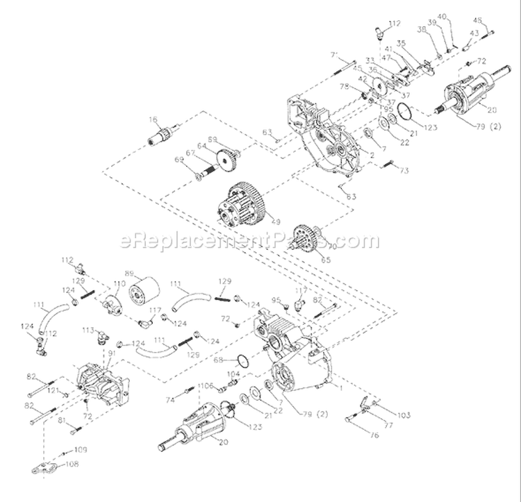 Page J Diagram and Parts List for 200 GTH  954140046B -1998-07 Husqvarna Lawn Tractor
