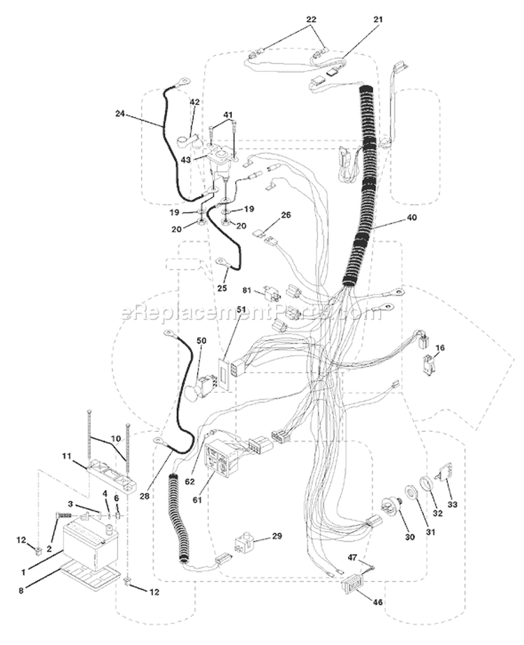 Page C Diagram and Parts List for 200 GTH  954140046B -1998-07 Husqvarna Lawn Tractor