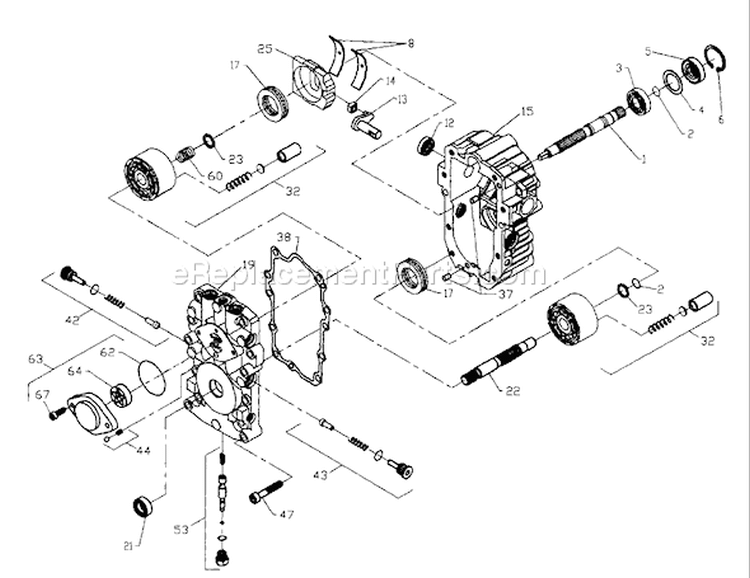 Page K Diagram and Parts List for 220 GTH  1997-12 Husqvarna Lawn Tractor