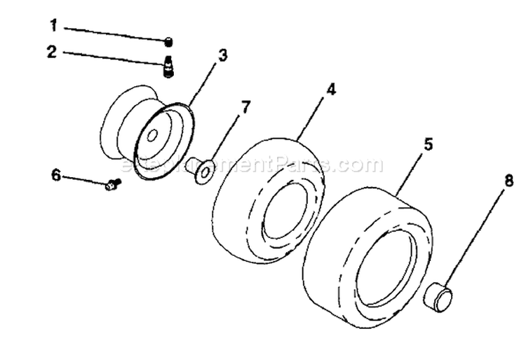 Page L Diagram and Parts List for 220 GTH  1997-12 Husqvarna Lawn Tractor
