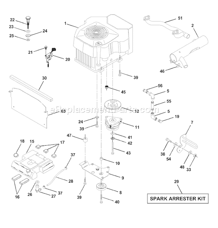 Page D Diagram and Parts List for 220 GTH  9540020022A -1995-05 Husqvarna Lawn Tractor