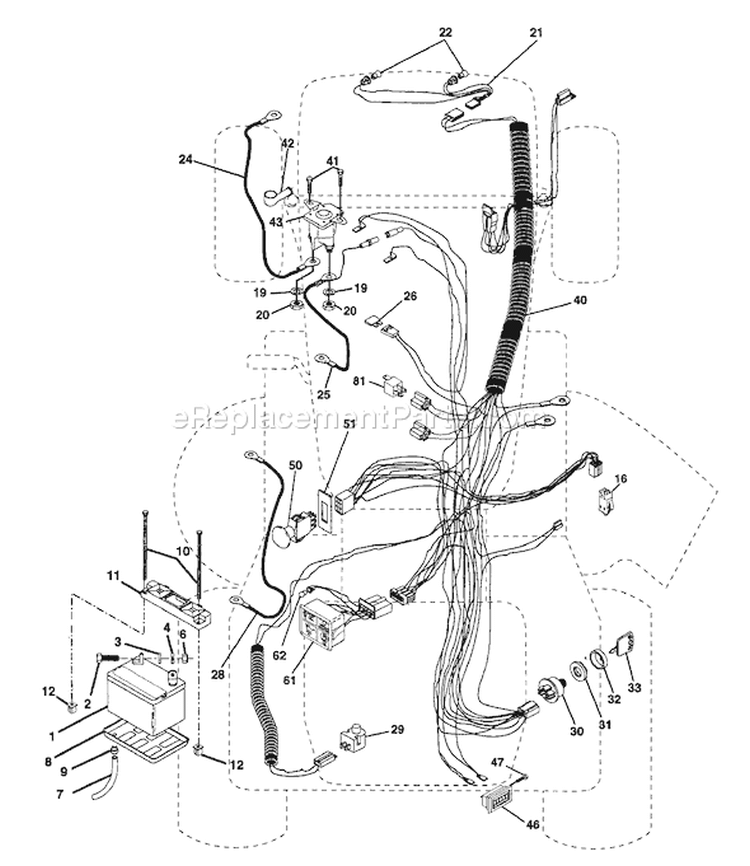Page C Diagram and Parts List for 220 GTH  954140012B -1996-11 Husqvarna Lawn Tractor