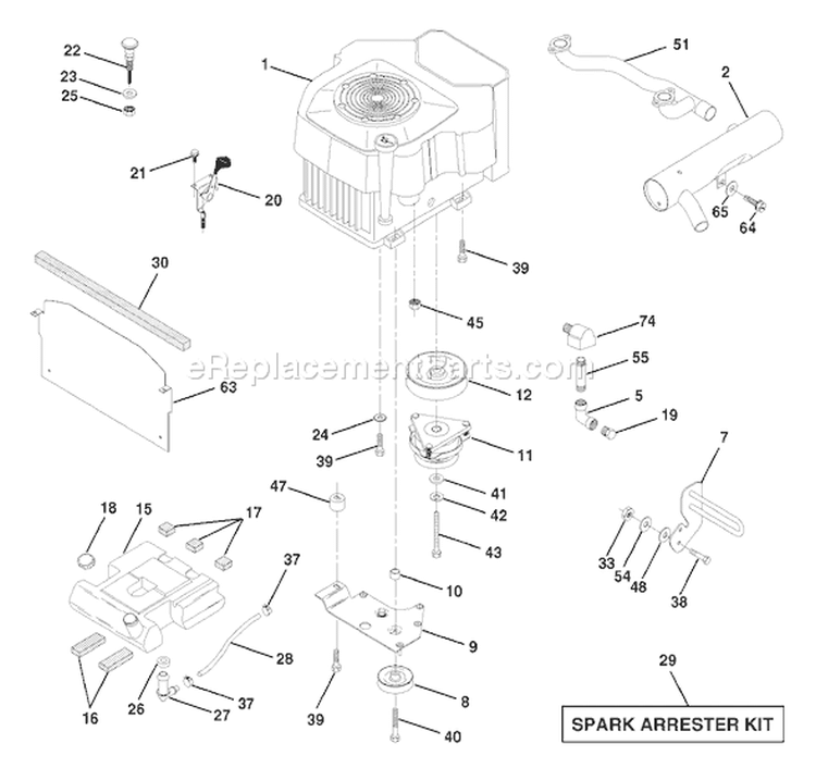 Page D Diagram and Parts List for 220 GTH  954140012C -1998-02 Husqvarna Lawn Tractor