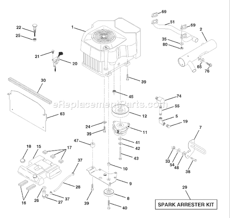 Page D Diagram and Parts List for 220 GTH  954140012D -1998-07 Husqvarna Lawn Tractor