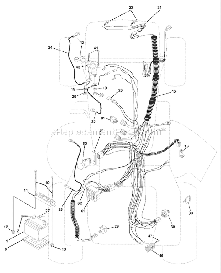 Page C Diagram and Parts List for 220 GTH  954140012F -1999-03 Husqvarna Lawn Tractor