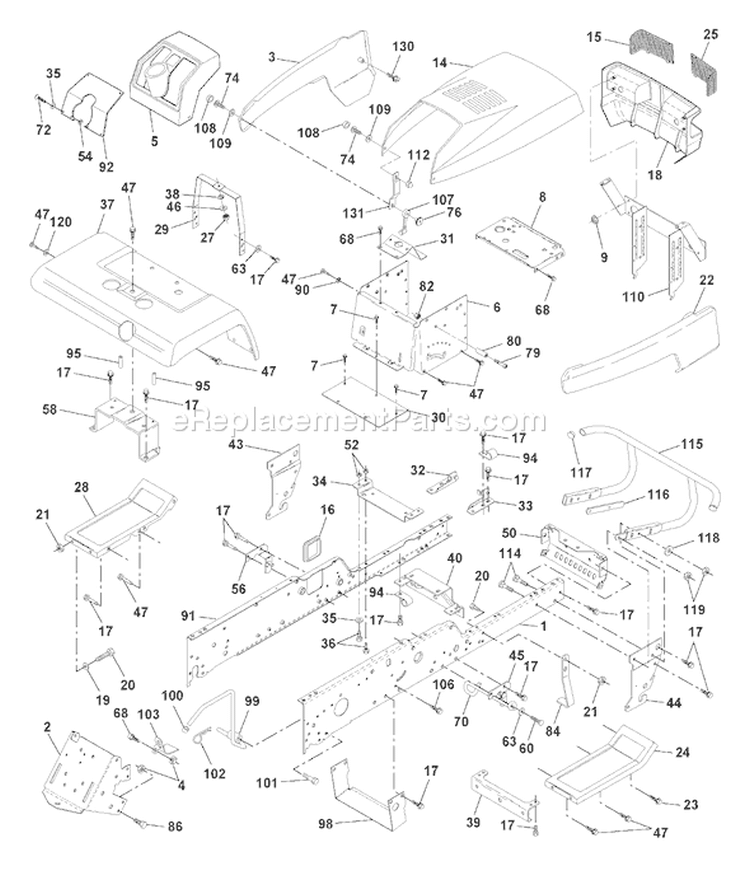 Page A Diagram and Parts List for 220 GTH  954830167A -1995-08 Husqvarna Lawn Tractor