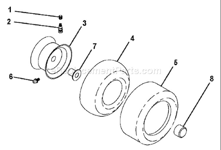 Page L Diagram and Parts List for 220 GTH  954830167A -1995-08 Husqvarna Lawn Tractor