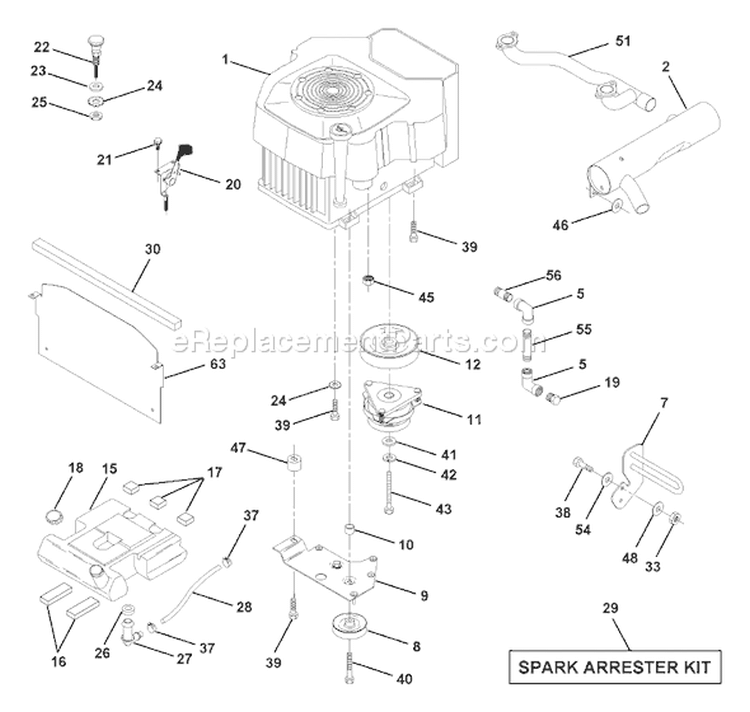 Page D Diagram and Parts List for 220 GTH  954830167A -1995-08 Husqvarna Lawn Tractor