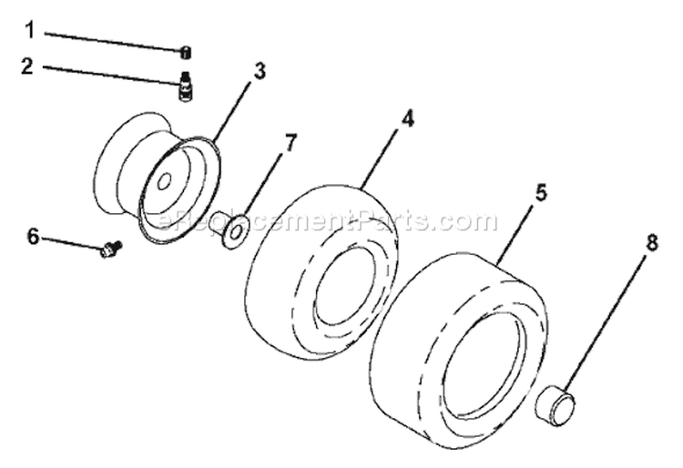 Page L Diagram and Parts List for 220 GTH  954830167B -1996-05 Husqvarna Lawn Tractor