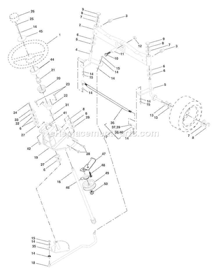 Page I Diagram and Parts List for 2248XPA GTH  954567888 -2002-01 Husqvarna Lawn Tractor
