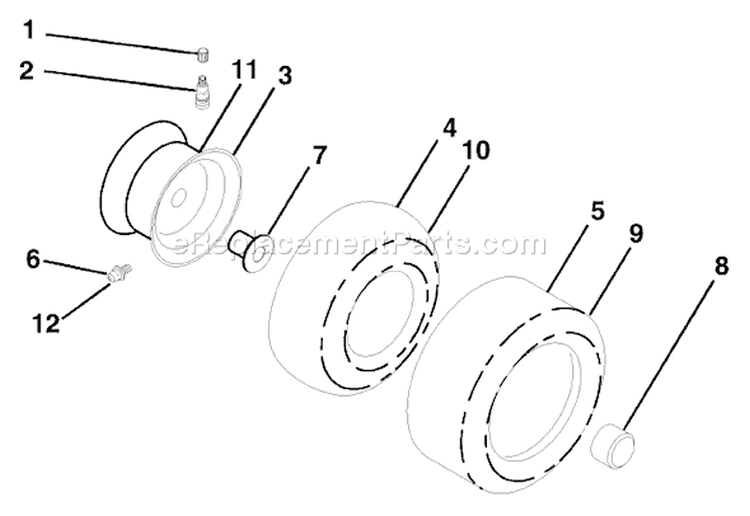 Page J Diagram and Parts List for 2248XPB GTH  954567888 -2002-10 Husqvarna Lawn Tractor