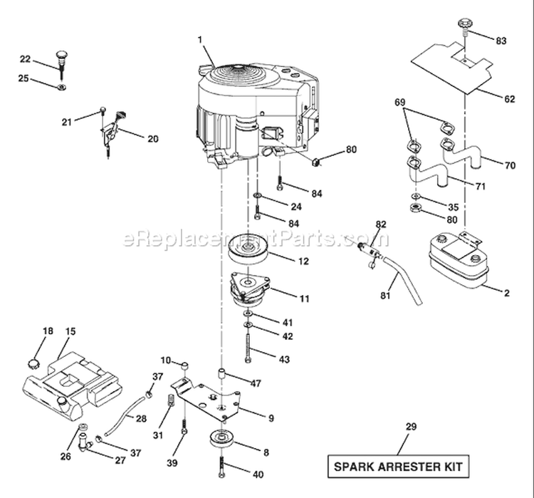 Page D Diagram and Parts List for 2248XPB GTH  954567888 -2002-10 Husqvarna Lawn Tractor