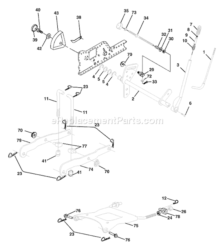 Page F Diagram and Parts List for 2248XPB GTH  954567888 -2002-10 Husqvarna Lawn Tractor
