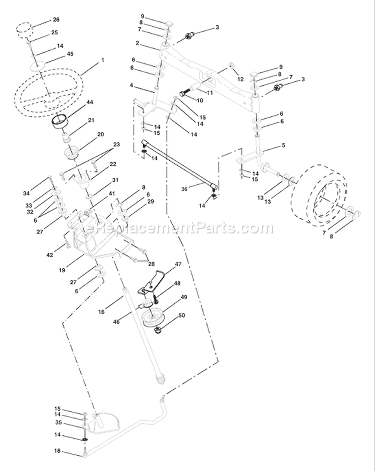 Page I Diagram and Parts List for 2248XPB GTH  954567888 -2002-10 Husqvarna Lawn Tractor