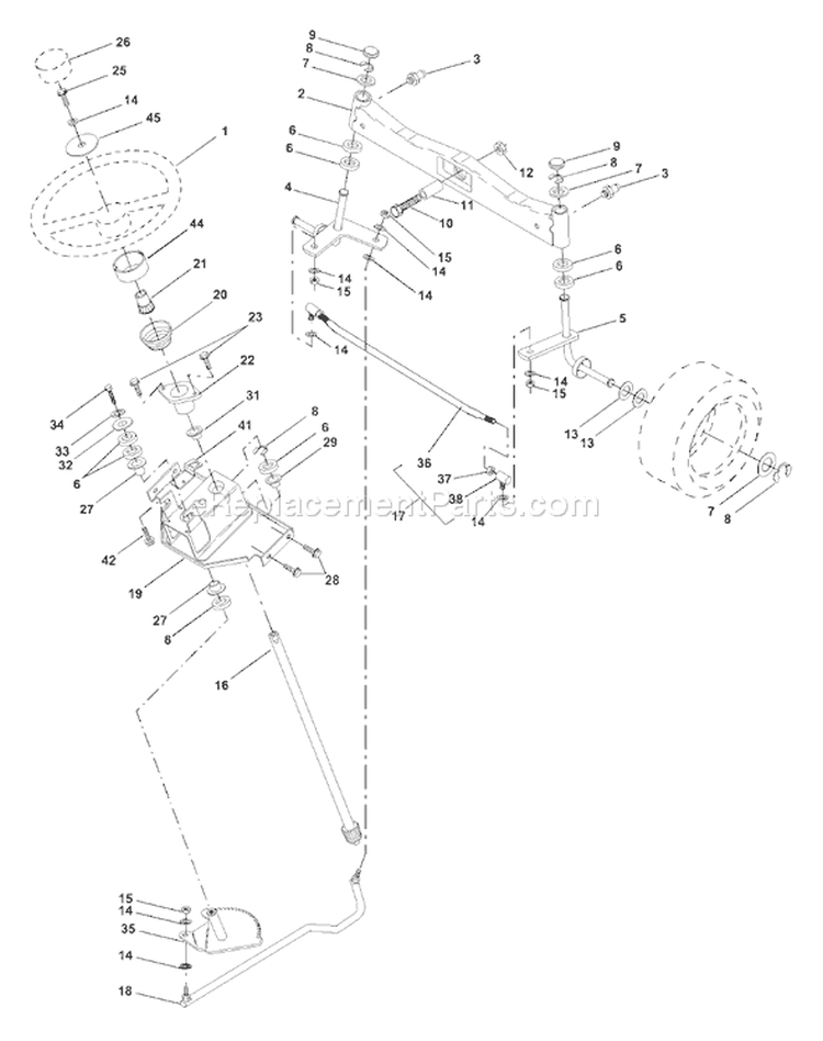 Page I Diagram and Parts List for 2250A GTH  954567093 -2000-11 Husqvarna Lawn Tractor