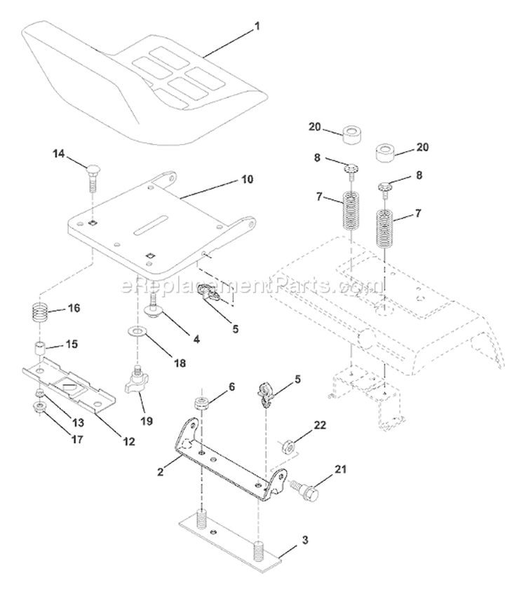 Page H Diagram and Parts List for 2250B GTH  954567093 -2001-02 Husqvarna Lawn Tractor