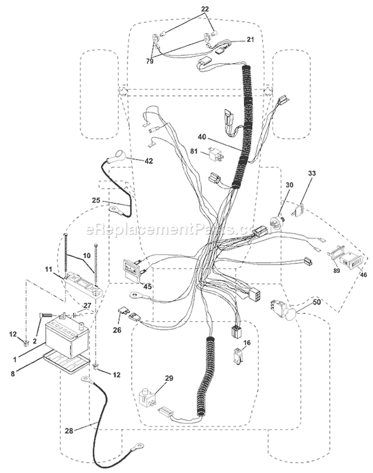 Page C Diagram and Parts List for 2250XPA GTH  954567116 -2001-01 Husqvarna Lawn Tractor
