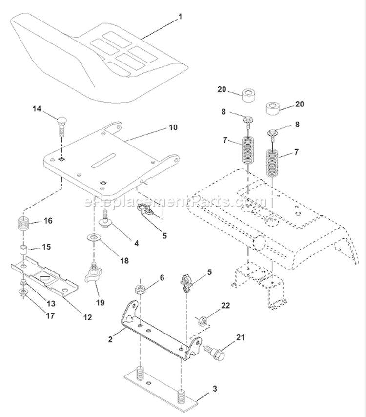 Page H Diagram and Parts List for 2250XPA GTH  954567116 -2001-01 Husqvarna Lawn Tractor