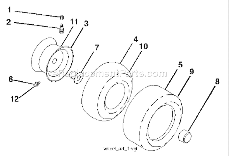Page J Diagram and Parts List for 2254XP GTH  96023000201 -2005-06 Husqvarna Lawn Tractor