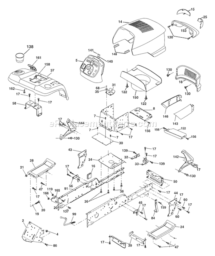 Page A Diagram and Parts List for 2350 GTH  GTHKA -954568540 -2002-07 Husqvarna Lawn Tractor