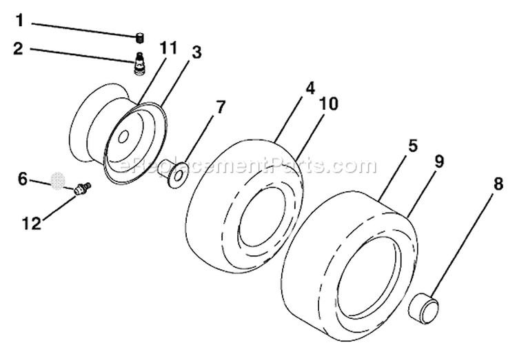 Page J Diagram and Parts List for 2350 GTH  GTHKA -954568540 -2002-07 Husqvarna Lawn Tractor