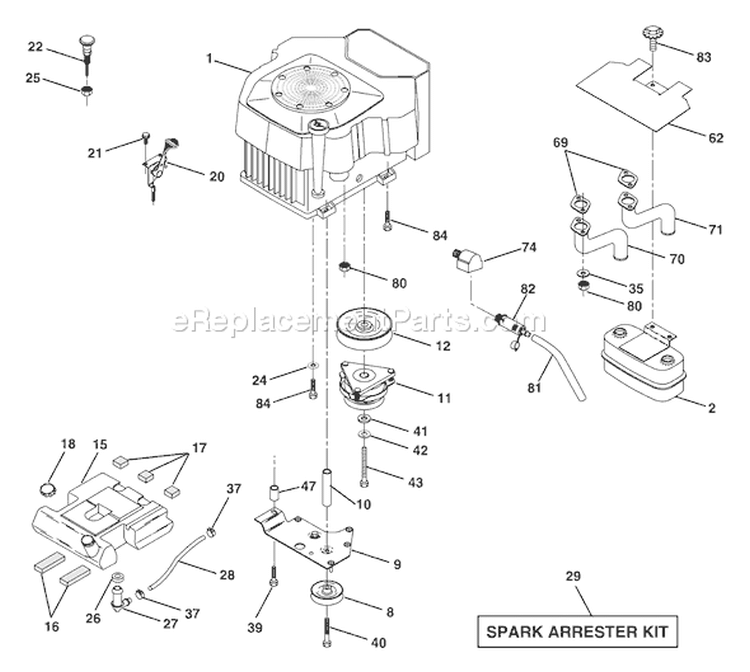 Page D Diagram and Parts List for 2350 GTH  GTHKA -954568540 -2002-07 Husqvarna Lawn Tractor