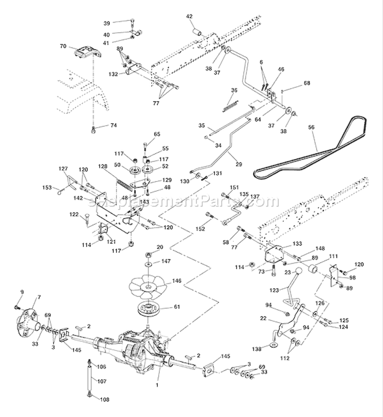 Page E Diagram and Parts List for 2350 GTH  GTHKA -954568540 -2002-07 Husqvarna Lawn Tractor