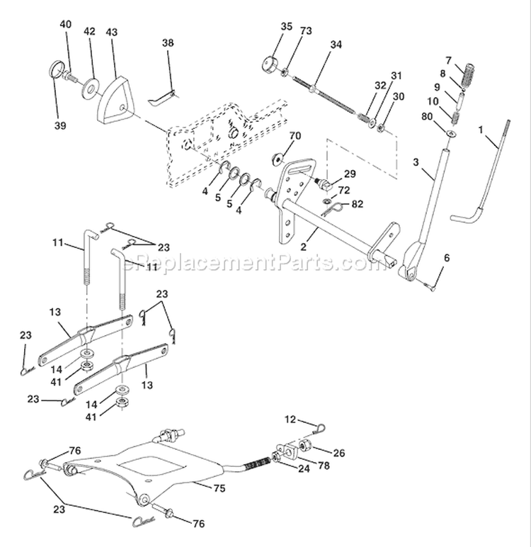 Page F Diagram and Parts List for 2350 GTH  GTHKA -954568540 -2002-07 Husqvarna Lawn Tractor