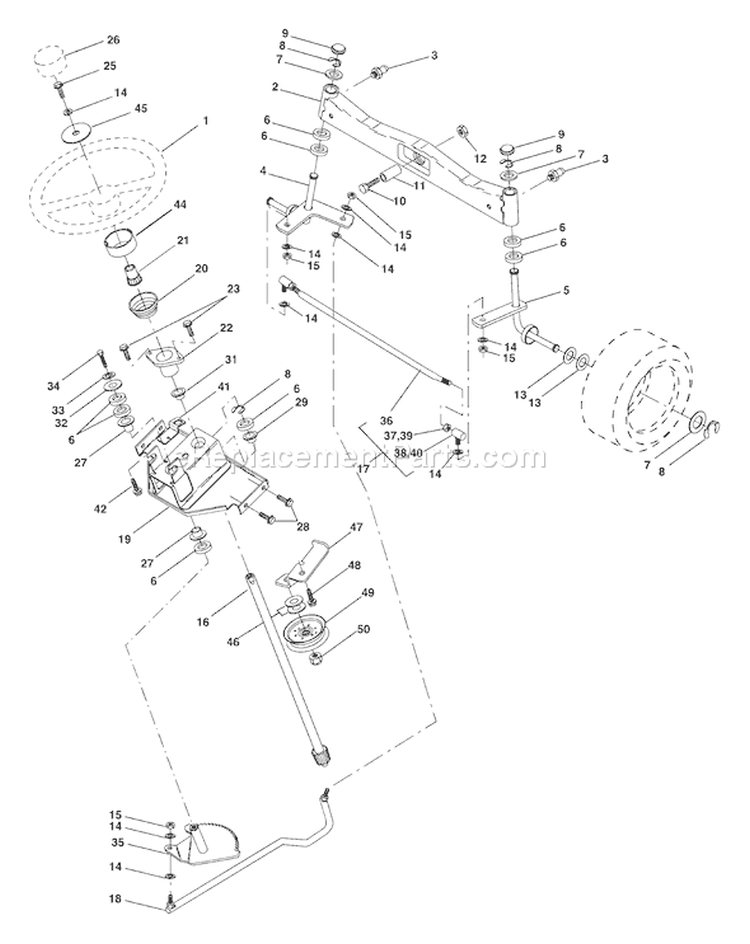 Page I Diagram and Parts List for 2350 GTH  GTHKA -954568540 -2002-07 Husqvarna Lawn Tractor