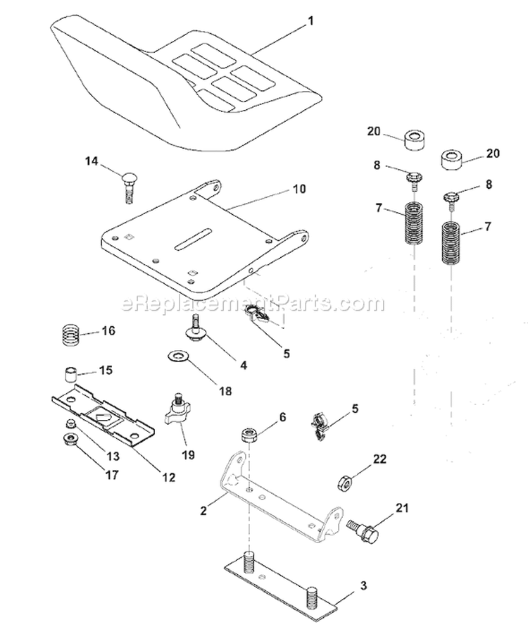 Page H Diagram and Parts List for 250 GTH  954140104A -1999-09 Husqvarna Lawn Tractor