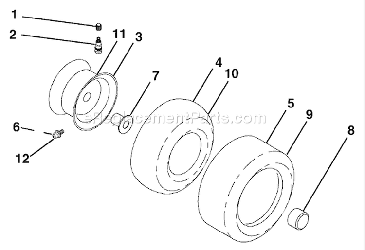 Page J Diagram and Parts List for 250 GTH  HEGTHA -954170055 -2002-02 Husqvarna Lawn Tractor