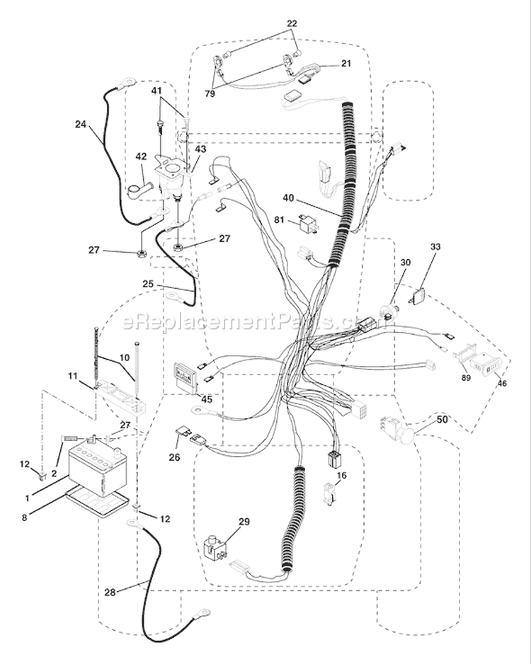 Page C Diagram and Parts List for 250 GTH  HEGTHA -954170055 -2002-02 Husqvarna Lawn Tractor