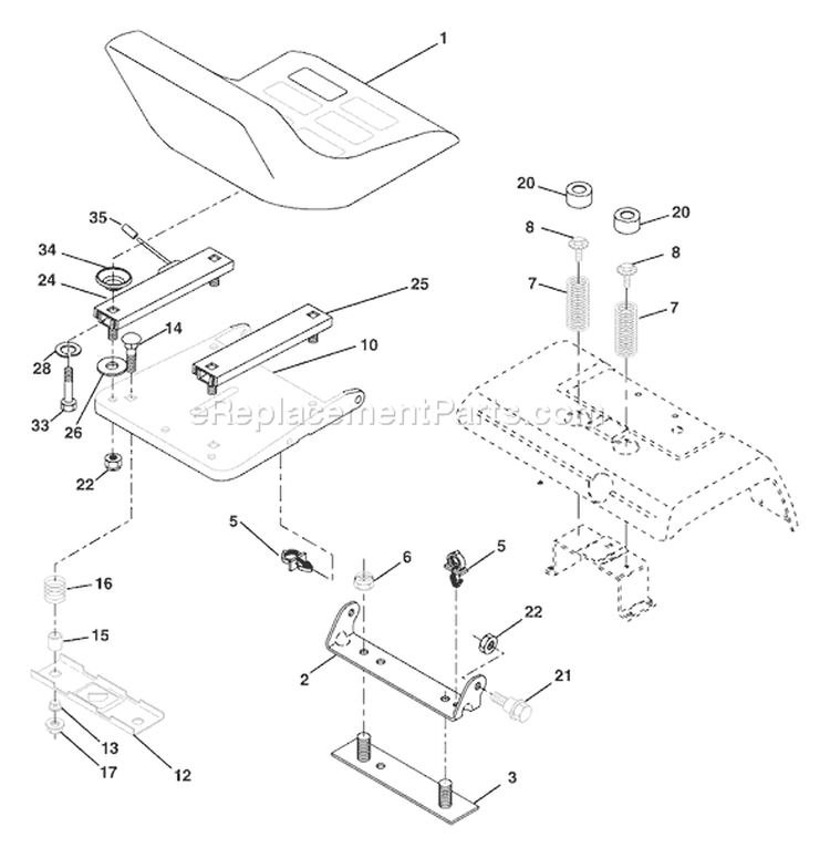 Page H Diagram and Parts List for 250 GTH  HEGTHA -954170055 -2002-02 Husqvarna Lawn Tractor
