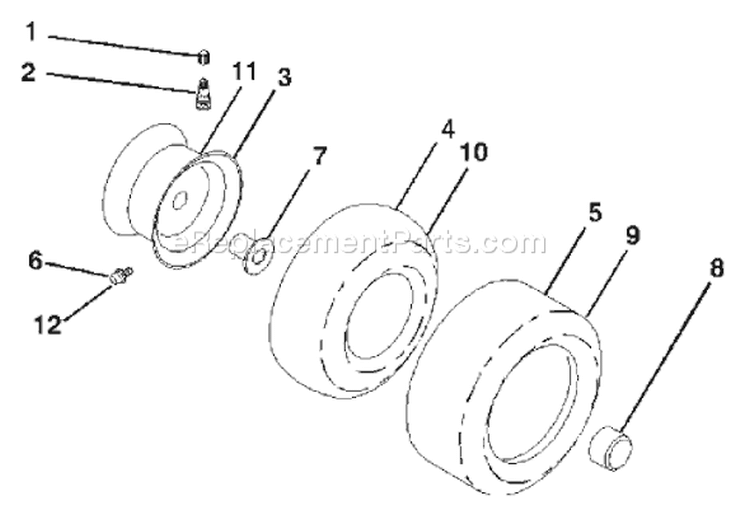 Page J Diagram and Parts List for 2548 GTH  96023000300 -2005-05 Husqvarna Lawn Tractor
