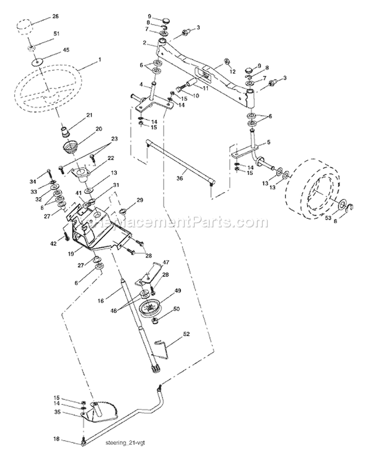 Page I Diagram and Parts List for 2548 GTH  96023000300 -2005-05 Husqvarna Lawn Tractor