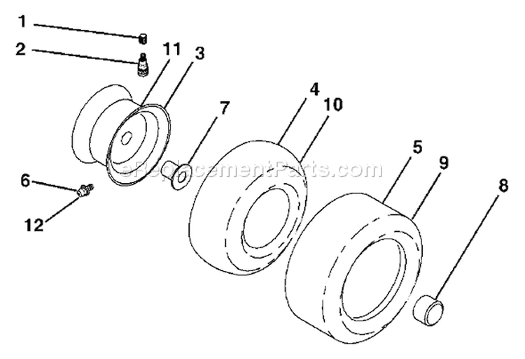 Page J Diagram and Parts List for 2548A GTH  954572004 -2004-05 Husqvarna Lawn Tractor