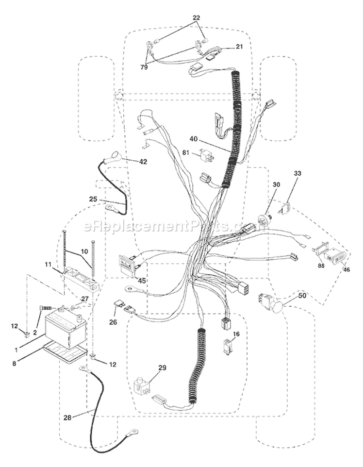 Page C Diagram and Parts List for 2548XPA GTH  954567895 -2001-12 Husqvarna Lawn Tractor