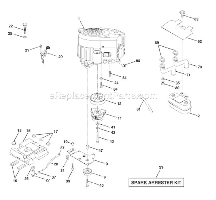 Page D Diagram and Parts List for 2548XPA GTH  954567895 -2001-12 Husqvarna Lawn Tractor