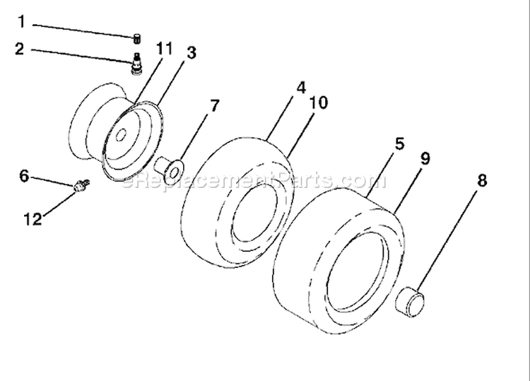 Page J Diagram and Parts List for 2548XPB GTH  954567895 -2002-10 Husqvarna Lawn Tractor