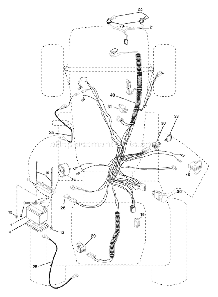 Page C Diagram and Parts List for 2548XPB GTH  954567895 -2002-10 Husqvarna Lawn Tractor
