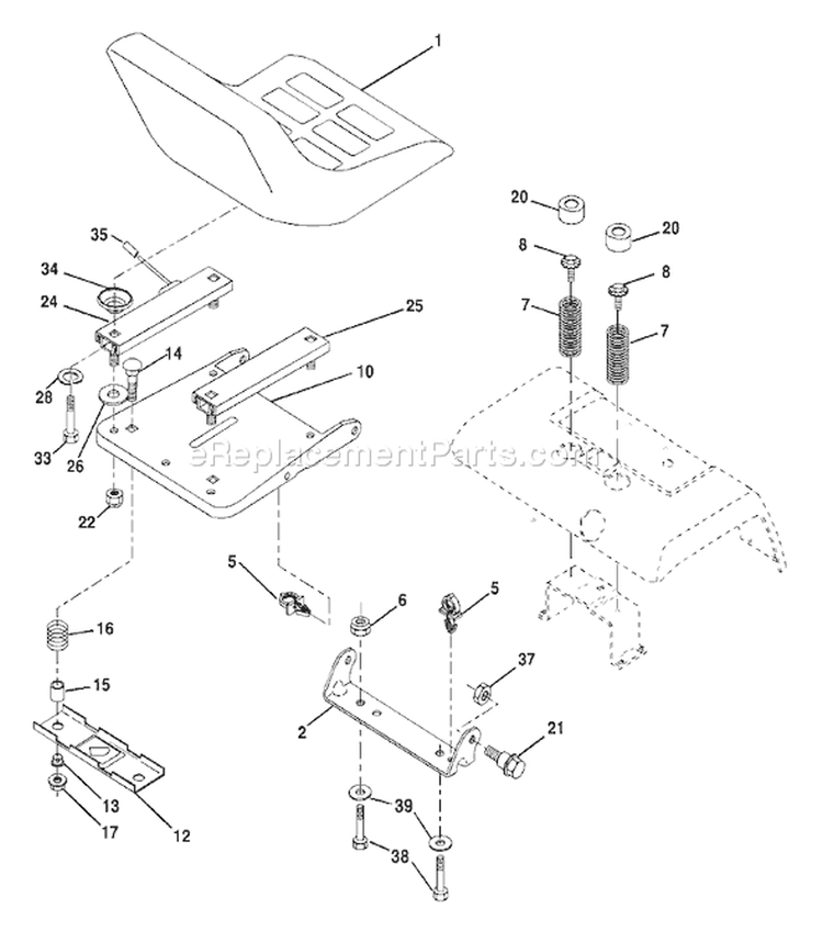 Page H Diagram and Parts List for 2548XPB GTH  954567895 -2002-10 Husqvarna Lawn Tractor