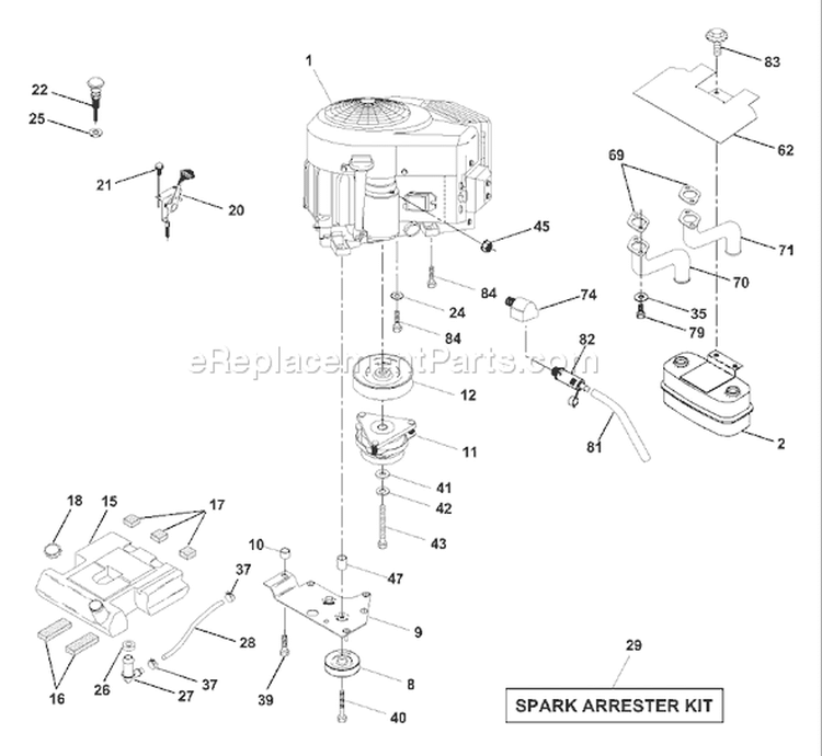 Page D Diagram and Parts List for 2550B GTH  954567109 -2001-02 Husqvarna Lawn Tractor