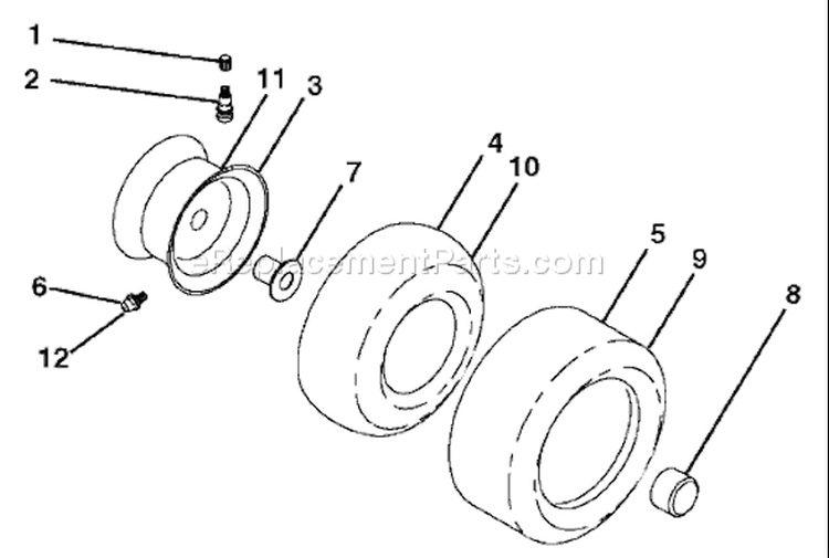 Page J Diagram and Parts List for 2654T GTH  96043001000 -2006-03 Husqvarna Lawn Tractor