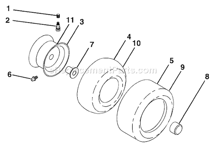 Page J Diagram and Parts List for 2654T GTH  96043001002 -2006-03 Husqvarna Lawn Tractor