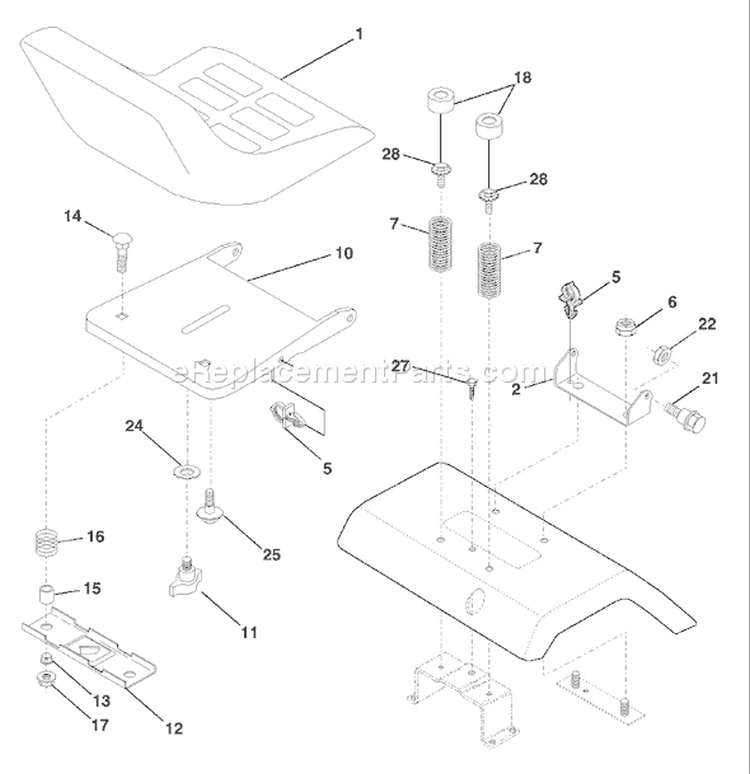 Page H Diagram and Parts List for 200 GTVH  954140016B -1999-03 Husqvarna Lawn Tractor