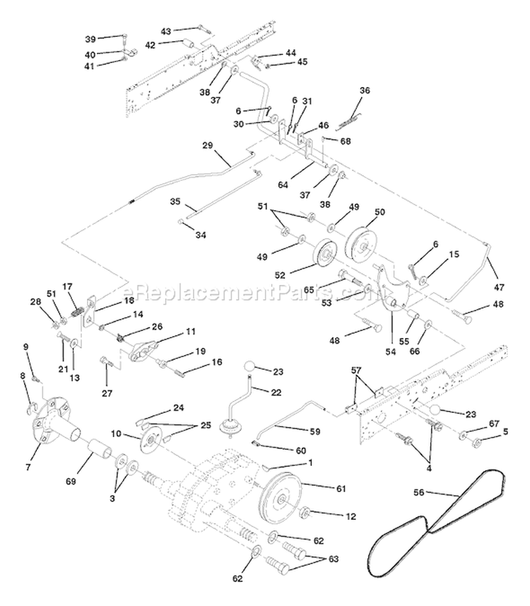 Page E Diagram and Parts List for GT200 GT 200 1994-07 Husqvarna Lawn Tractor