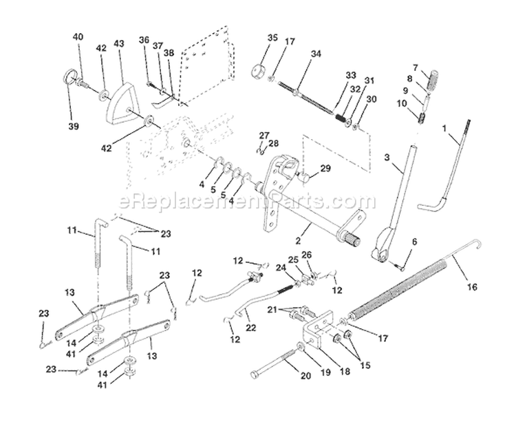 Page F Diagram and Parts List for GT200 GT 200 1995-08 Husqvarna Lawn Tractor