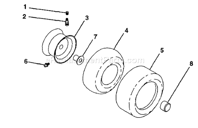 Page K Diagram and Parts List for GT200 GT 200 1997-12 Husqvarna Lawn Tractor