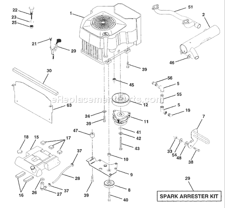 Page D Diagram and Parts List for GT200 GT 200 1997-12 Husqvarna Lawn Tractor